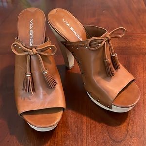 Via Spiga ALLSTON Leather Heels Size 8